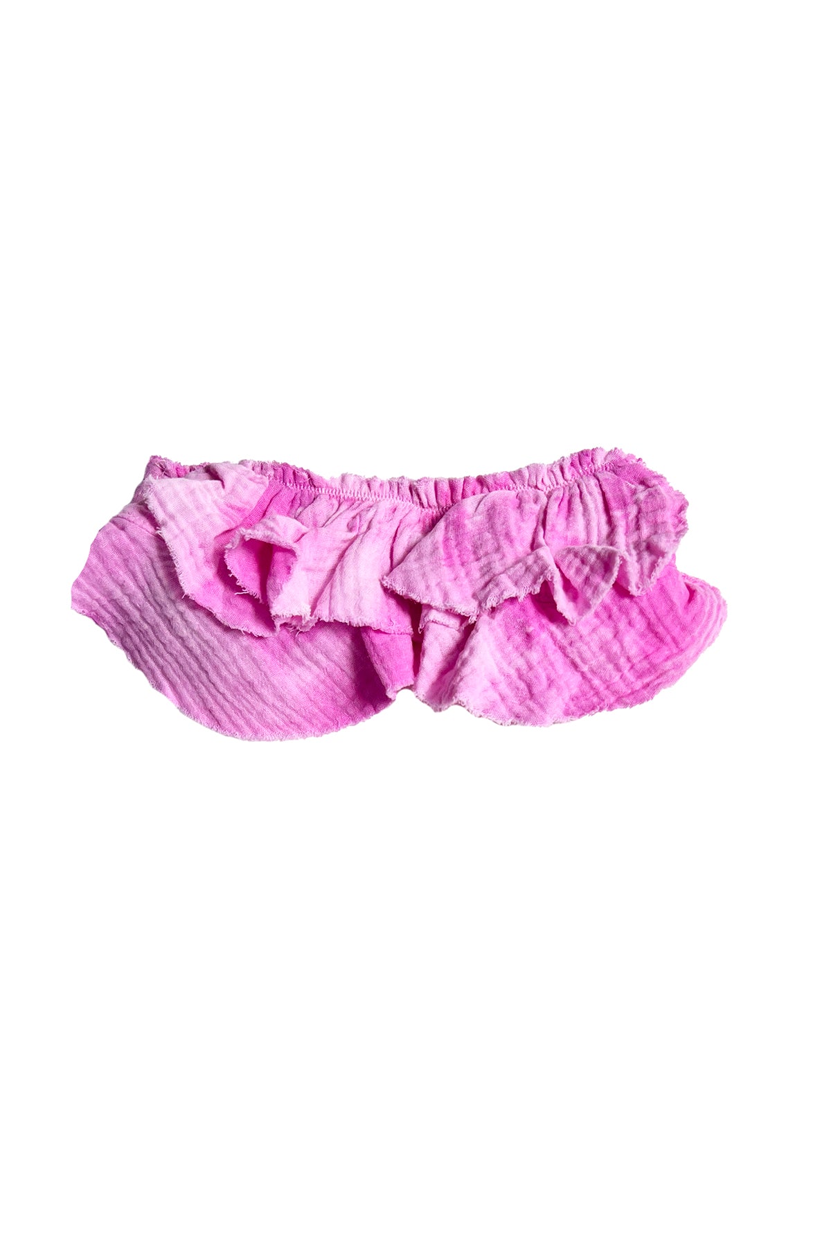 Bandeau con volantes Bambula Tie Pink
