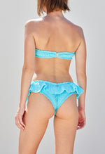 TURQUOISE EMBROIDED BAMBULA BIKINI 