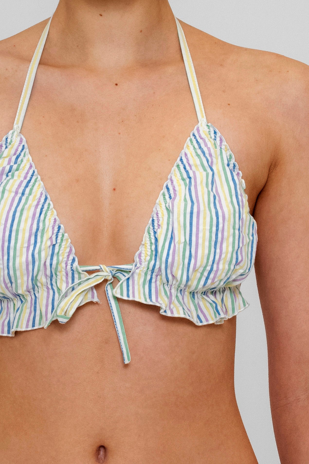 Milrayas White Triangle Bikini